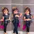 CONJUNTO PEPLUM STRASS CIRRE LUXO Conjunto Infantil Menina