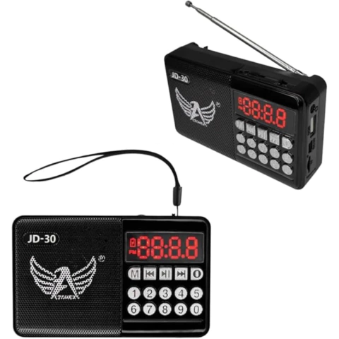 Rádio Portátil Retrô JD-30
