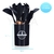 Jogo 12 Peças Utensílios Silicone Colher Espátula Preto - loja online
