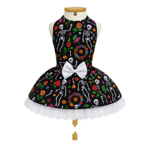 Vestido Caveirinha na internet