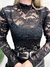 Body em Renda Manga Longa com Gola Monize Ref. 1534 - comprar online