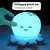 Led night light ovelha bonito panda coelho silicone lâmpada recarregável forma