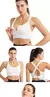 Mulheres sutiãs esportivos collants colheita superior yoga colete zíper fronta - spyshop