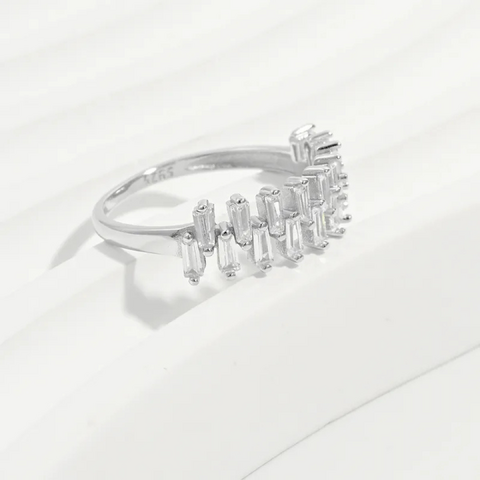 Anillo Escalera de Luz · Plata 925