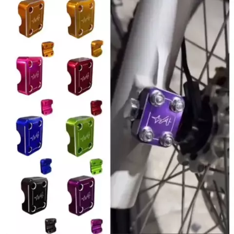 Mancal para motos- várias cores alumínio anodizado com gravação a laser - comprar online