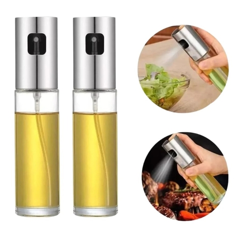 Kit 2 Spray Pulverizador Borrifador Azeite Vinagre em Vidro - comprar online