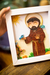 Quadro Quilling São Francisco 1 na internet