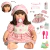Boneca Bebe Reborn Bella Bambina Enxoval Completo - comprar online
