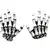 Junior Skeleton Hands White - comprar en línea
