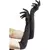 Guantes Negro Largo - comprar en línea