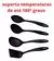 Jogo com 4 Utensílios de Cozinha em Nylon Tramontina – Espátula, Concha, Colher e Espumadeira