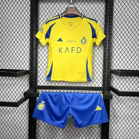 Al-Nassr Home Shirt 24/25 - Kids Fan Shirt Yellow - buy online