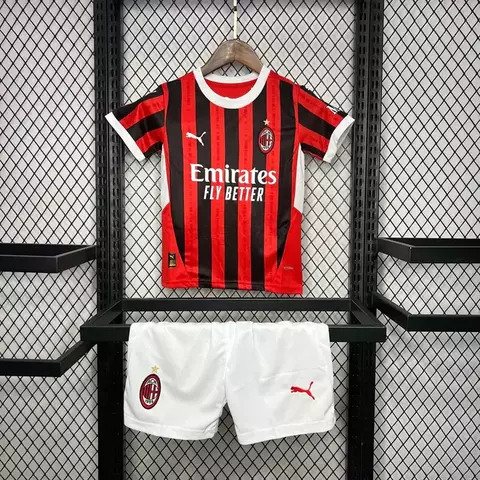 AC Milan Home Shirt 24/25 - Kids Fan Shirt Red - buy online
