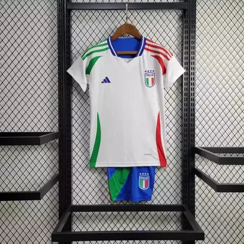 Italy Away Shirt 24/25 - Kids Fan Shirt White - buy online