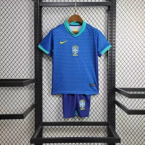 Brazil Away Shirt 24/25 - Kids Fan Blue - buy online