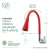 5268.CR.C70.RED Torneira Cônica Gourmet Cozinha Parede Bica Móvel Vermelha - Olivia Plastic