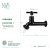 1130.BLK.C29 Torneira Jardim / Tanque Preta - Olivia Plastic