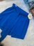 Short Saia Azul Elegante G