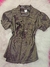 Blusa Elegância Metálica Com Babados P