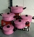 SET DE OLLA ALUMINIO 5 PCS COLORES VARIOS - comprar online