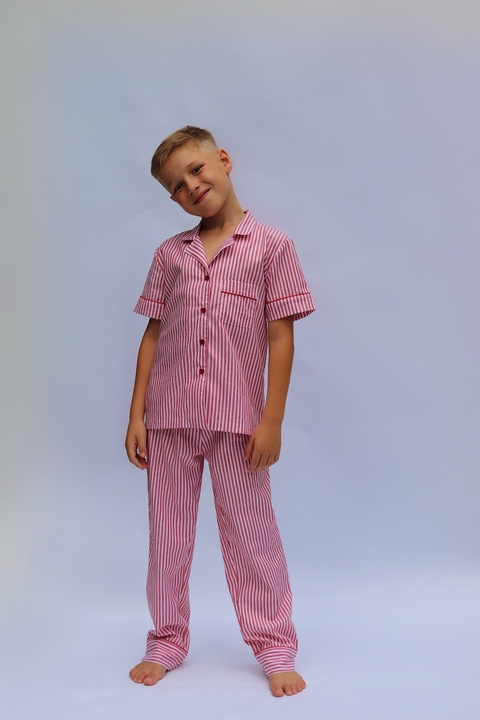 CONJUNTO DE PIJAMA INFANTIL LULI | VERMELHO