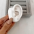 Brinco flor cravejada cristal 5mm tarraxa baby - comprar online