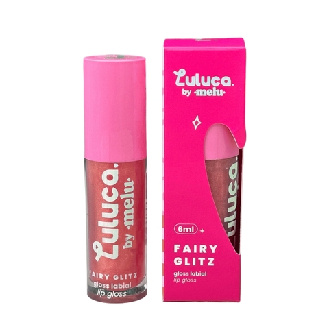 Gloss Labial Fairy Glitz Luluca by Melu Ruby Rose | Brilho e Hidratação com Cheiro de Chiclete