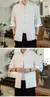Imagen de Nueva camiseta con bordado de grulla, ropa tradicional china para hombres, camis