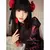 Mimi corto Qipao negro rojo Vestidos mujeres Sexy mejorado estilo chino vestido - Ying Chao