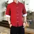 Nueva camiseta con bordado de grulla, ropa tradicional china para hombres, camis
