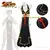 Imagen de Disfraz de Chun Li Game Street, vestido de batalla negro, Cheongsam de estilo ch