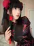 Mimi corto Qipao negro rojo Vestidos mujeres Sexy mejorado estilo chino vestido - comprar en línea