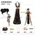 Disfraz de Chun Li Game Street, vestido de batalla negro, Cheongsam de estilo ch - tienda en línea