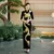 2025 vestido chino mejorado vestido qipao tradicional dragón nacional bordado t