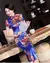Cheongsams sexis con estampado de flores rojas para mujer, Vestidos largos de sa - comprar en línea