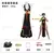 Disfraz de Chun Li Game Street, vestido de batalla negro, Cheongsam de estilo ch - Ying Chao