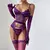 Tanga púrpura Sissy, traje Sexy de encaje, picardías para adultos, lencería e - comprar en línea