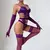 Tanga púrpura Sissy, traje Sexy de encaje, picardías para adultos, lencería e en internet