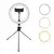 Ring Light Iluminador 8&quot; Polegada + Mini Tripé Flexível Celular Kit na internet