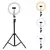 Ring Light Iluminador Led 10 Polegadas 26cm + Tripé 2,10m Profissional Blogueir - comprar online