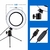 Ring Light Iluminador 6 polegadas com Tripé De Mesa Luz Led