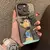 Imagem do Capinha-Silicone Anti-impacto Fosco Cartoon, adequada para iPhone XS Max, XR, 7,