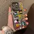 Capinha-Silicone Anti-impacto Fosco Cartoon, adequada para iPhone XS Max, XR, 7, - comprar online