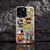 Capinha-Silicone Anti-impacto Fosco Cartoon, adequada para iPhone XS Max, XR, 7,