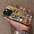 Capinha-Silicone Anti-impacto Fosco Cartoon, adequada para iPhone XS Max, XR, 7, - comprar online