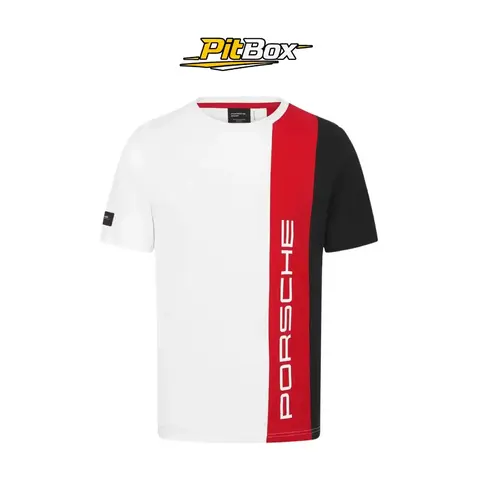Playera Porsche Motorsport Fanwear 2025 Blanca