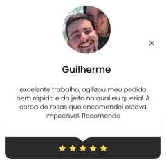 Depoimento de La Fleur Floricultura 