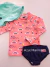 Remera Upf+50 Arcoiris Coral Mangas Largas - tienda online