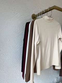Blusa Gola Alta veludo cotelê na internet