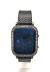 RELOGIO FEMININO DIAMANTE LED RETANGULAR PRETO - gerald.com.br